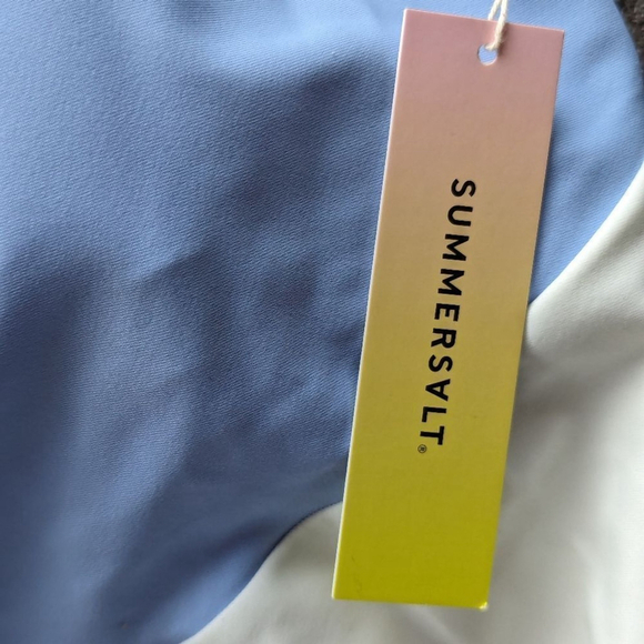 Summersalt Marina One Piece Colorblock Swimsuit sz 22 NWT Full Coverage - Picture 7 of 12